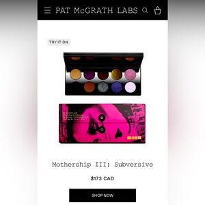Pat McGrath Labs Mothership III: Subversive Eyeshadow Palette